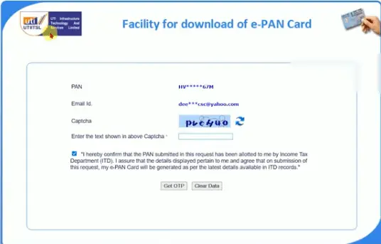 Pan Card Download