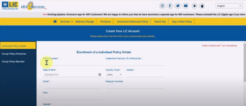 LIC Premium Payment Receipt Download