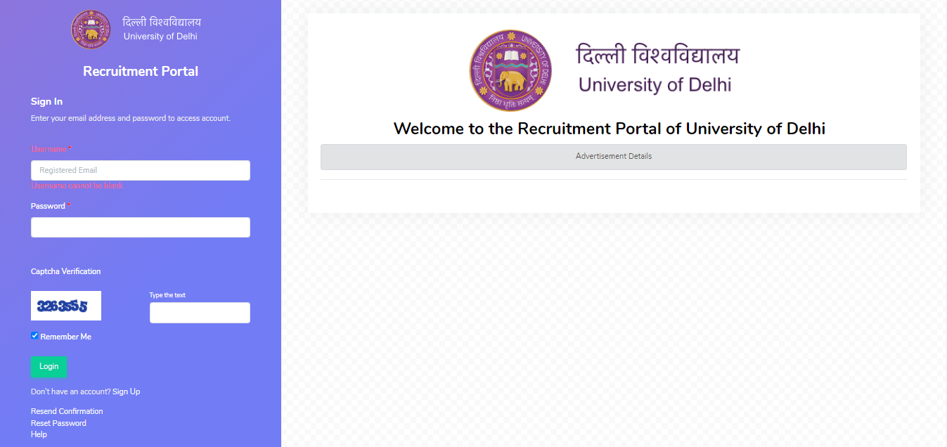 DU Non-Teaching Recruitment 2024