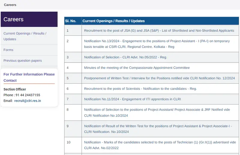 CSIR NEERI Recruitment 2025