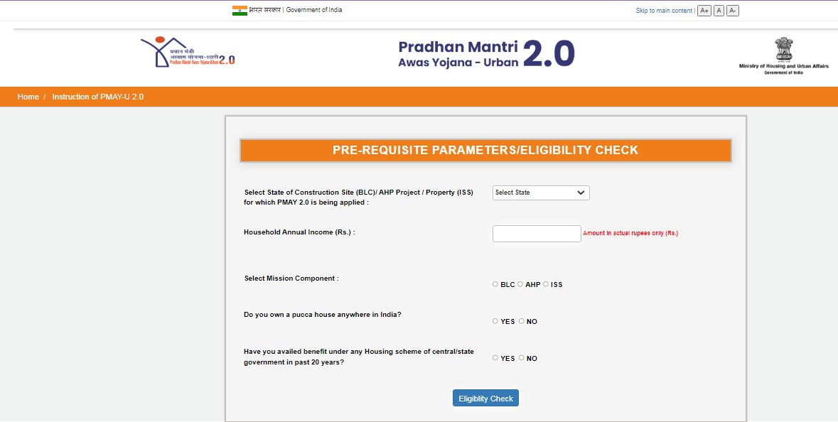 PMAY 2.0 Online Apply 2025