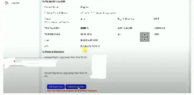 LNMU UG 1st Semester Exam Form 2024-28