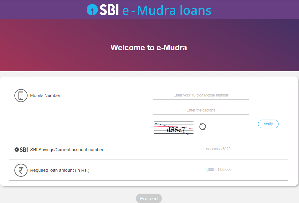 SBI e Mudra Loan Online Apply 2025