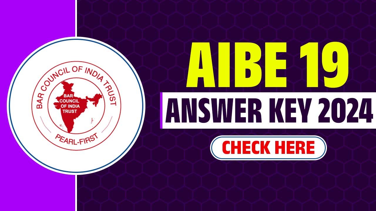 AIBE 19 Answer Key 2024