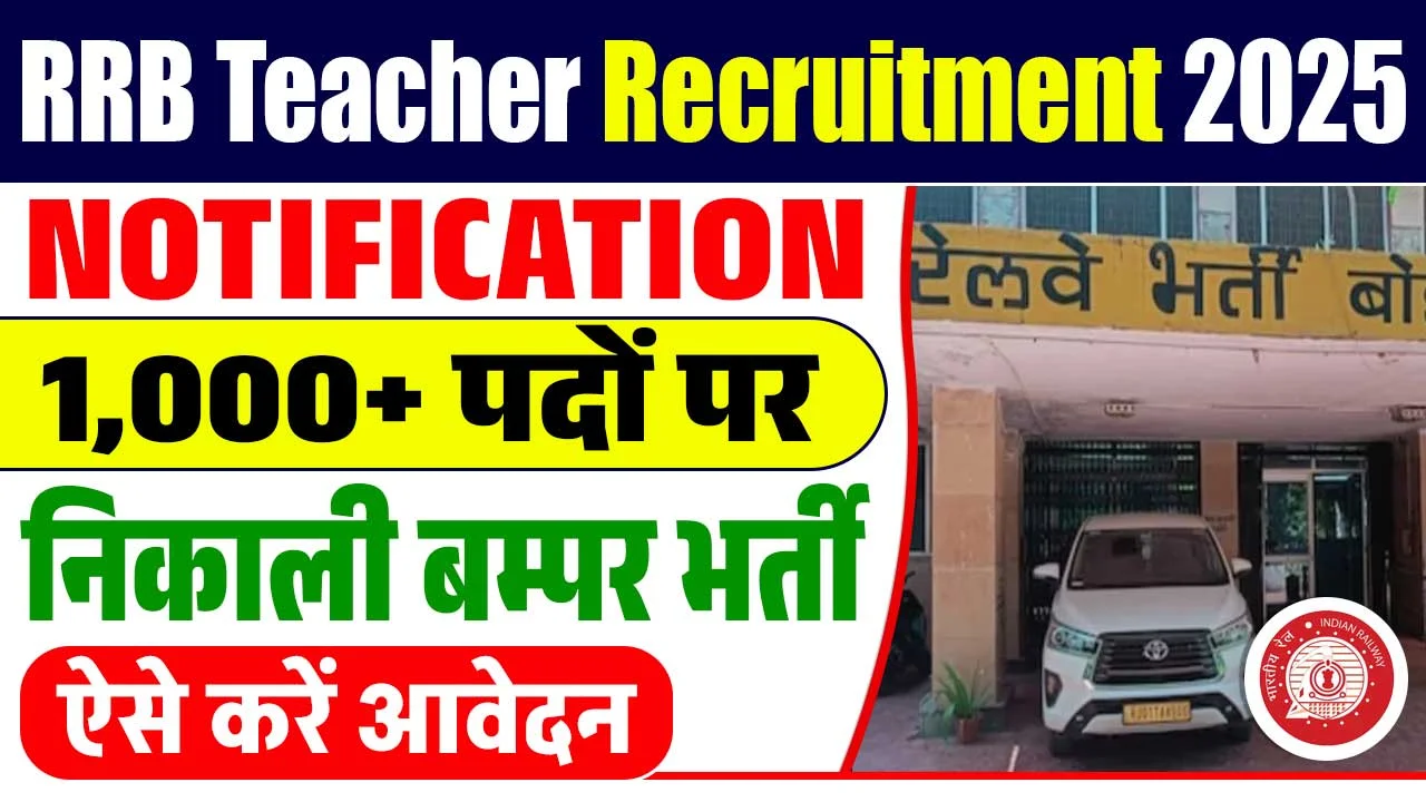 RRB Teacher Recruitment 2025