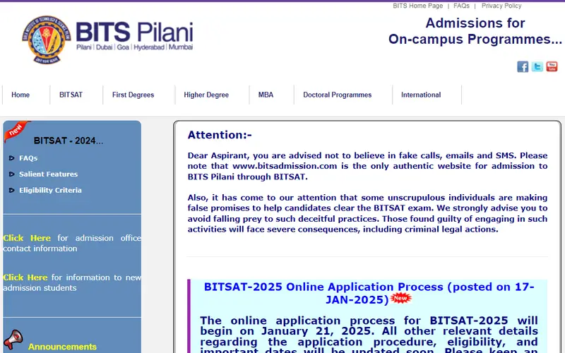 Bitsat 2025