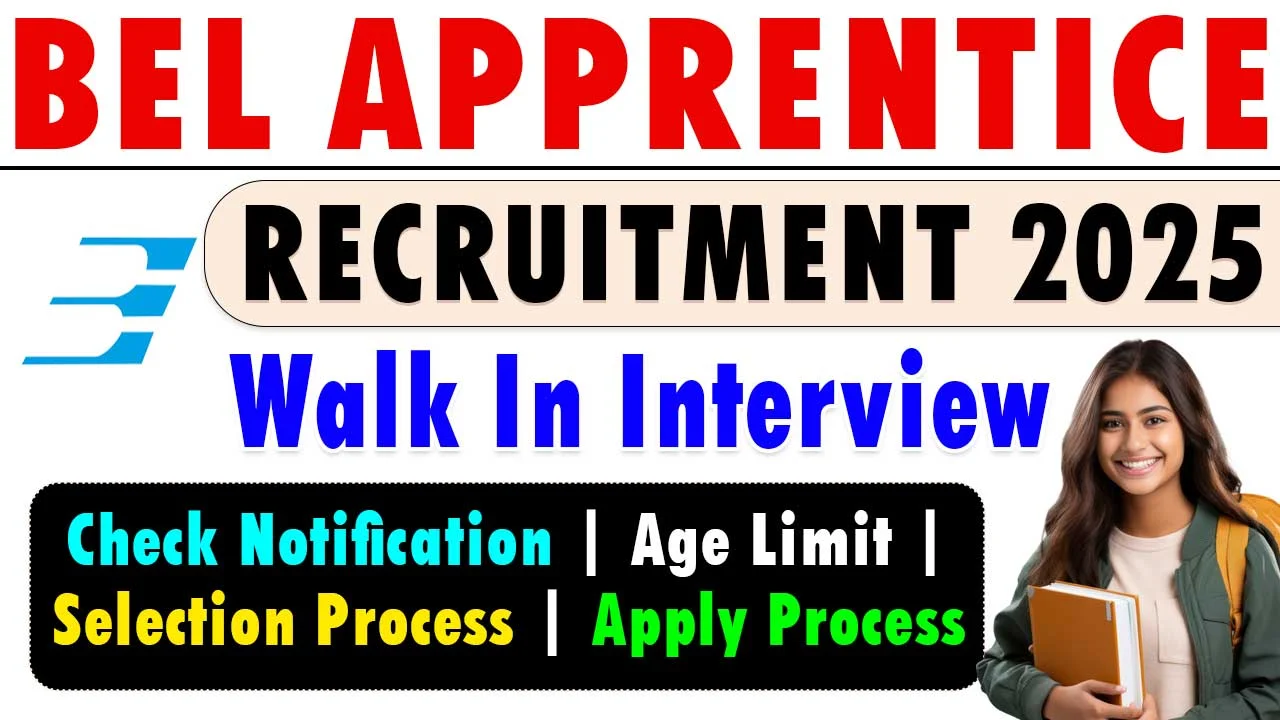 BEL Apprentice Recruitment 2025