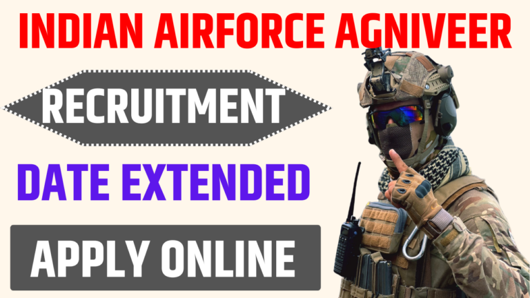 Indian Airforce Agniveer Recruitment 2024