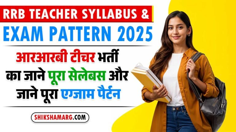 RRB TEACHER SYLLABUS & EXAM PATTERN 2025