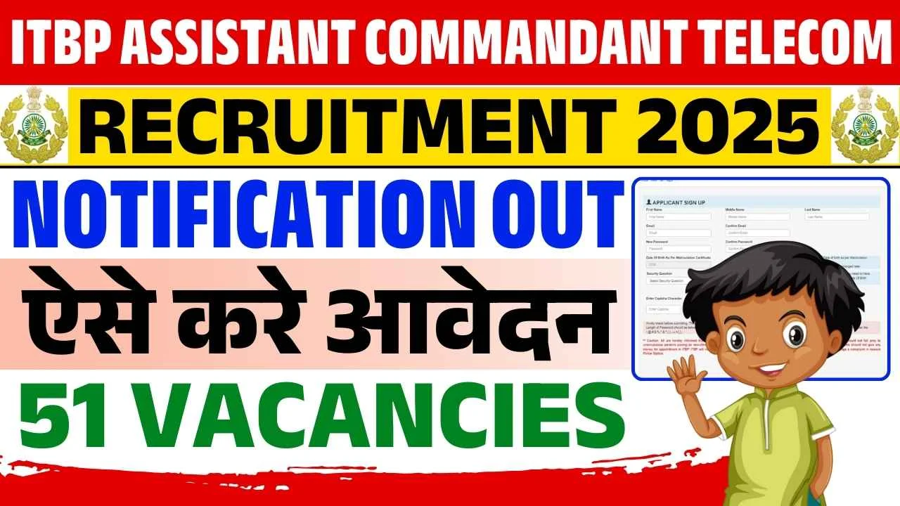 TBP Assistant Commandant Telecom Recruitment 2025 