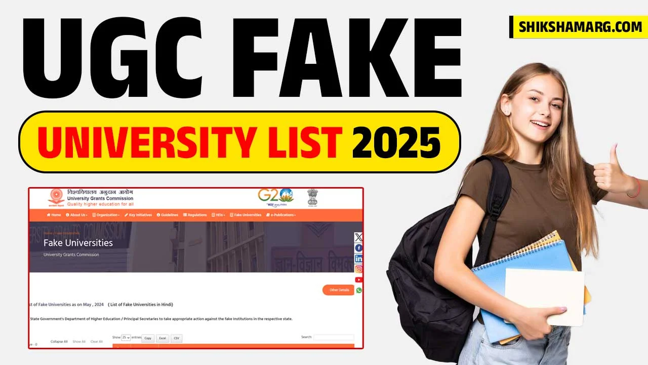 UGC Fake University List 2025