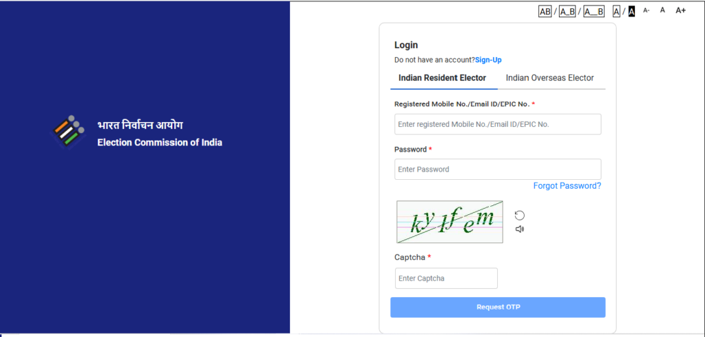 PVC Voter ID Card Online Apply 2025