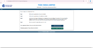 THDC Recruitment 2025 Apply Online