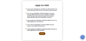 Disability Certificate Online Apply 2025