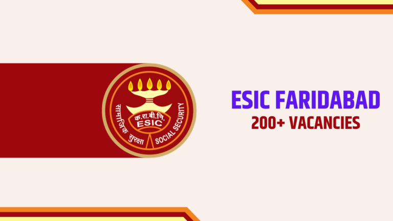 ESIC Faridabad SR Resident Recruitment 2025