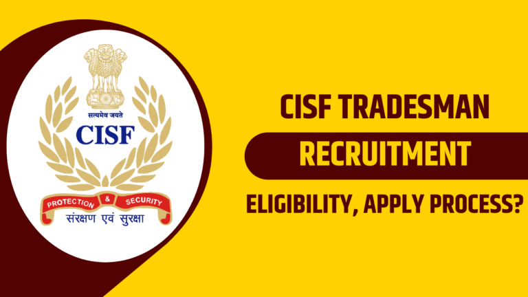 CISF Constable Tradesmen Recruitment 2025