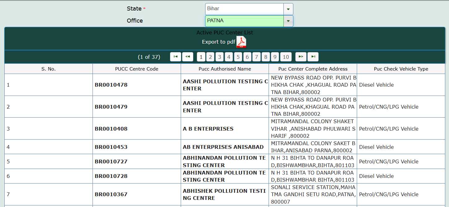 Pollution Certificate Apply 2025