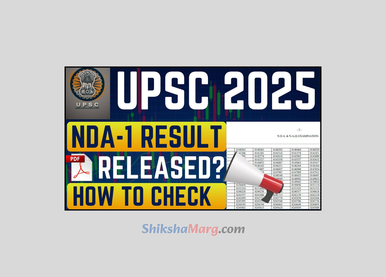 UPSC NDA 1 Result 2025
